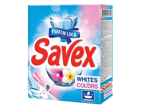 SAVEX 400GR DETERGENT MANUAL WHITE AND COLORS