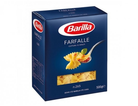 BARILLA 500GR PASTE FARFALLE N265