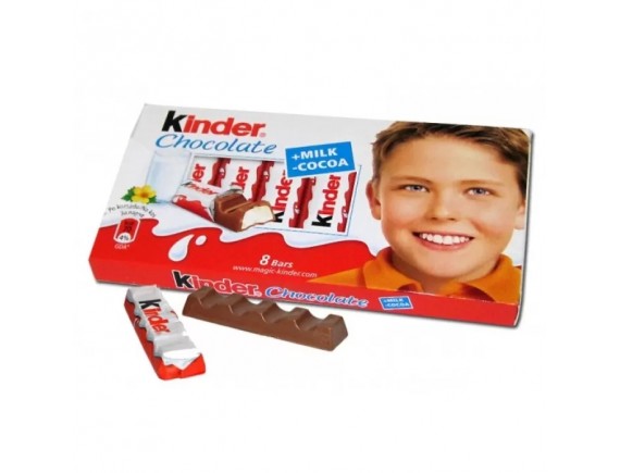 KINDER CHOCOLATE T8 100 GR