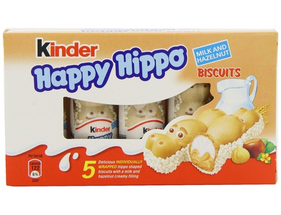 KINDER HAPPY HIPPO HAZELNUT 5 PACK (5x20,7 GR)