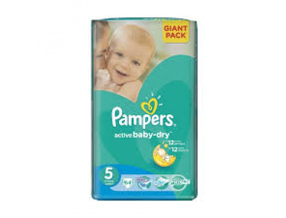 PAMPERS ACTIVE BABY GP FLEX NR5 (64BUC) 11-18KG